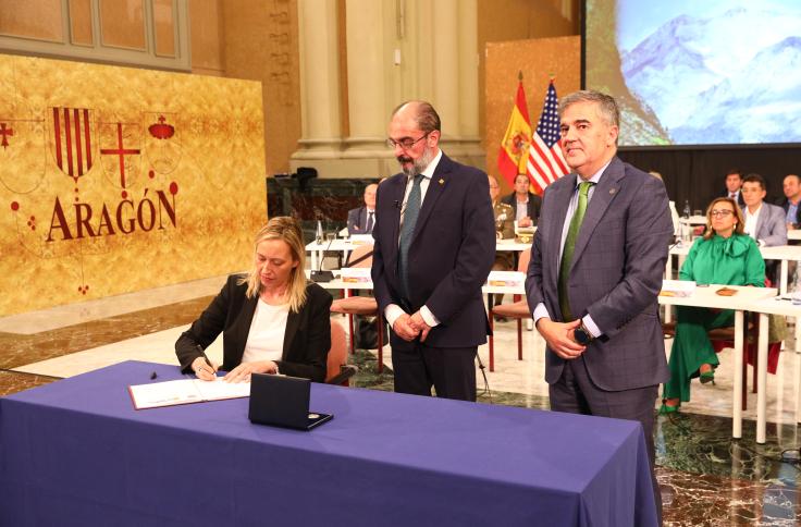 Aragón y Ohio comienzan una senda de colaboración