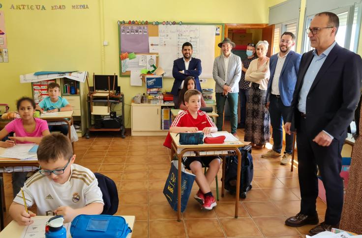 Visita al aula de Camañas del CRA Teruel Uno