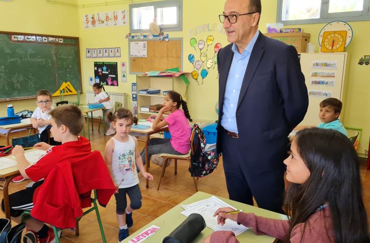 Visita al aula de Camañas del CRA Teruel Uno