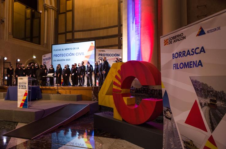 Ceremonia de entrega de las Placas al Mérito de la Protección Civil 2021