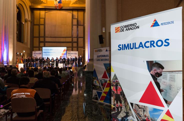 Ceremonia de entrega de las Placas al Mérito de la Protección Civil 2021