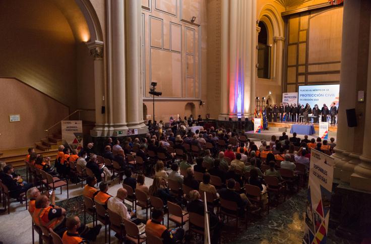 Ceremonia de entrega de las Placas al Mérito de la Protección Civil 2021