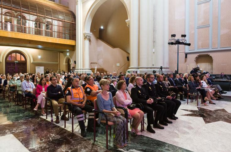 Ceremonia de entrega de las Placas al Mérito de la Protección Civil 2021
