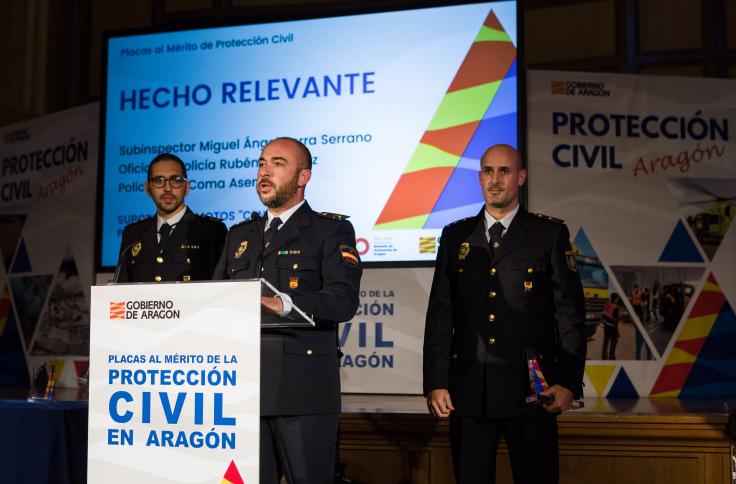 Ceremonia de entrega de las Placas al Mérito de la Protección Civil 2021