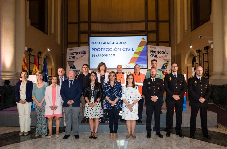 Ceremonia de entrega de las Placas al Mérito de la Protección Civil 2021