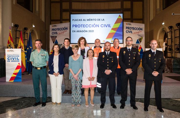 Ceremonia de entrega de las Placas al Mérito de la Protección Civil 2021