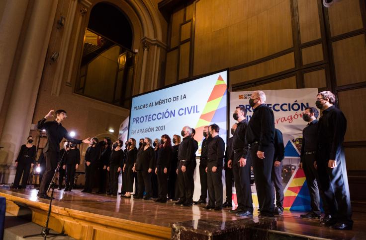 Ceremonia de entrega de las Placas al Mérito de la Protección Civil 2021
