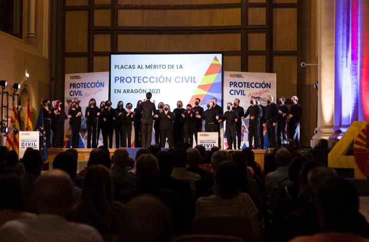 Ceremonia de entrega de las Placas al Mérito de la Protección Civil 2021