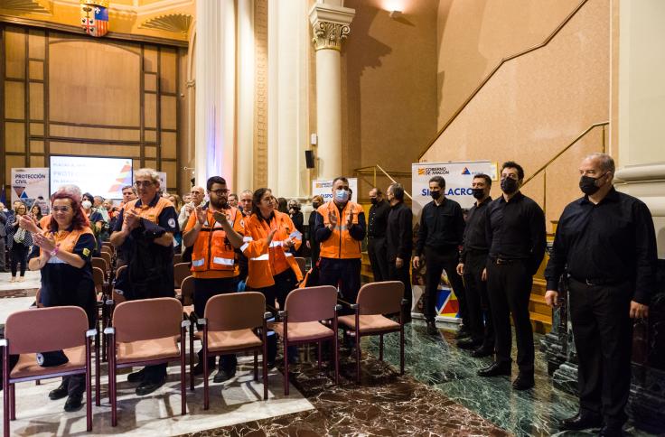 Ceremonia de entrega de las Placas al Mérito de la Protección Civil 2021