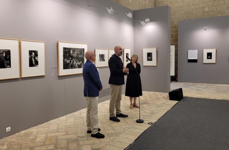 Inauguración de la exposición de Ramón Masats en el Museo de Huesca