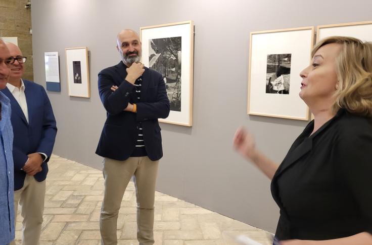 Inauguración de la exposición de Ramón Masats en el Museo de Huesca