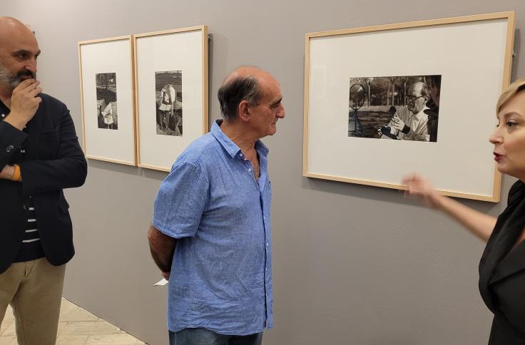 Inauguración de la exposición de Ramón Masats en el Museo de Huesca