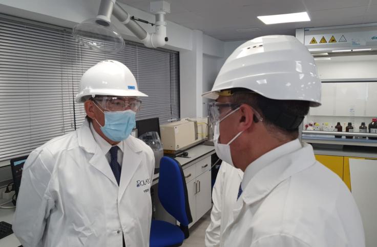 Aliaga visita la empresa Rolabo