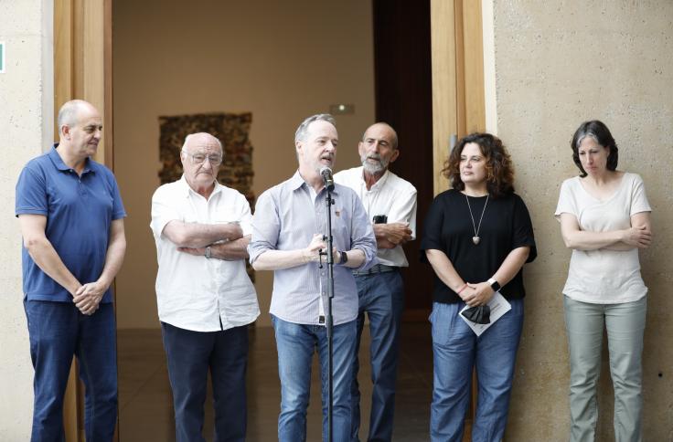 Inauguración de 'Caminar los Pirineos' en el CDAN