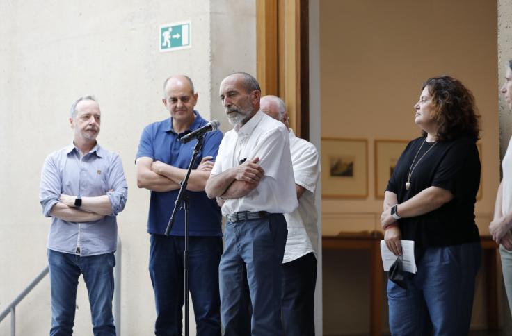 Inauguración de 'Caminar los Pirineos' en el CDAN