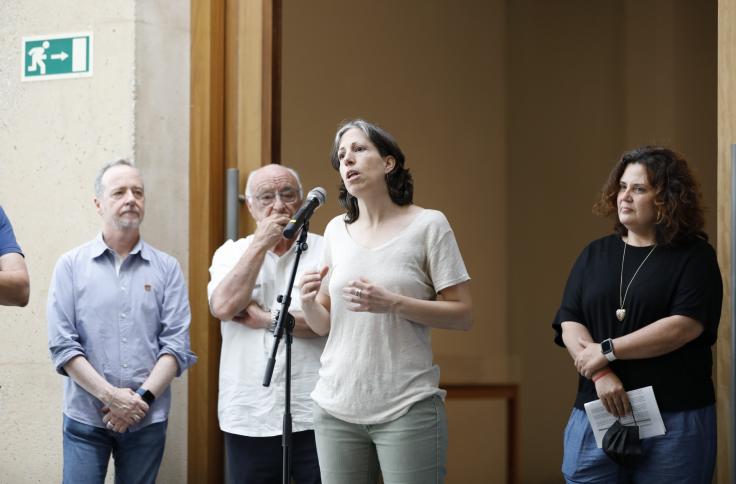 Inauguración de 'Caminar los Pirineos' en el CDAN