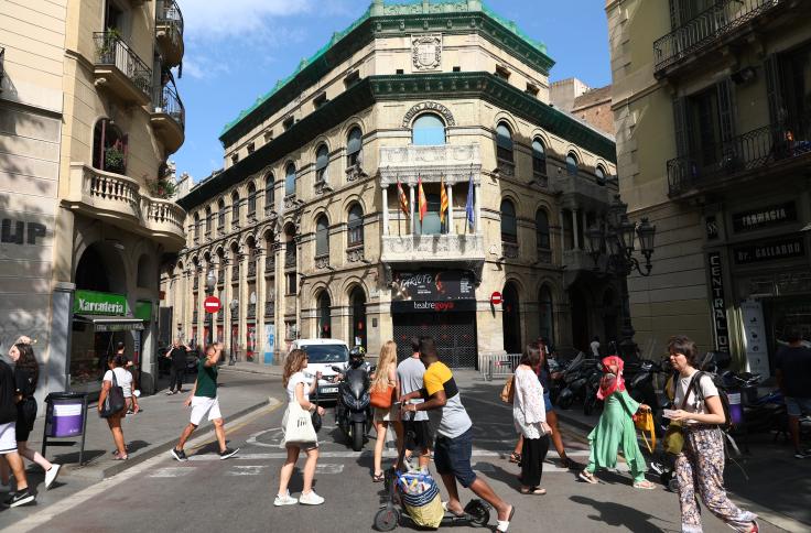 Edificio del Centro Aragonés en Barcelona