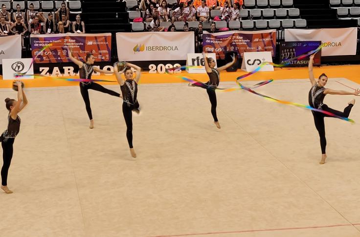 Zaragoza acoge la 2ª fase de la Copa de España de Conjuntos de Gimnasia Rítmica