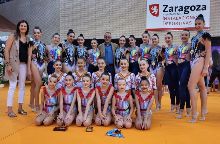 Zaragoza acoge la 2ª fase de la Copa de España de Conjuntos de Gimnasia Rítmica