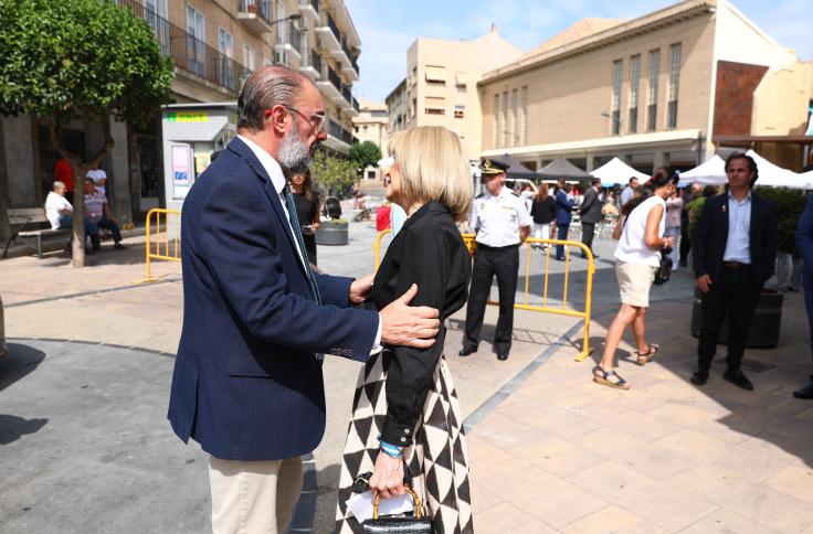 Lambán asiste al 90 aniversario de la proclamación como alcaldesa de María Domínguez