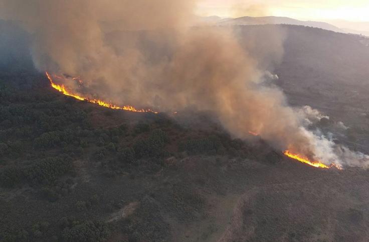 Incendio de Añón de Moncayo