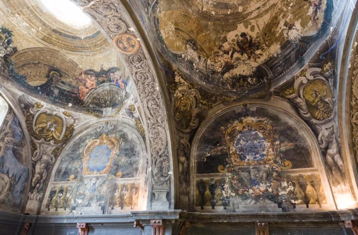 Javier Lambán visita la iglesia de la Mantería