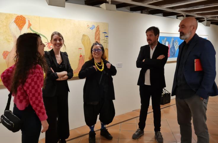 Inauguración de la exposición 'Confluencias' en el Museo Juan Cabré de Calaceite