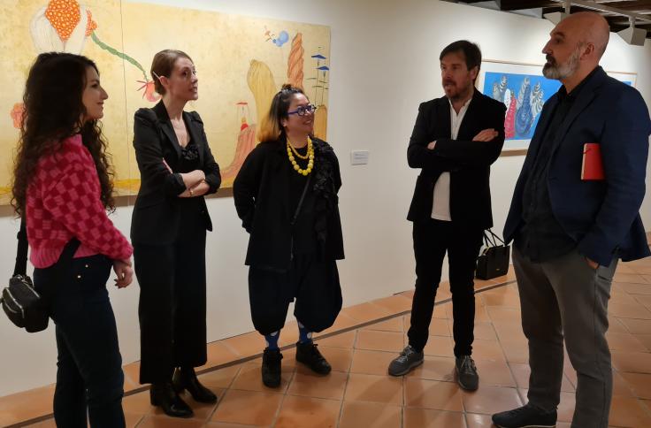 Inauguración de la exposición 'Confluencias' en el Museo Juan Cabré de Calaceite