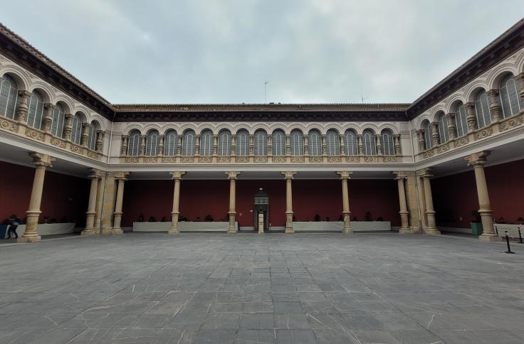 Patio del Museo de Zaragoza