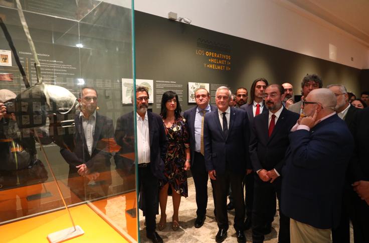 Inauguración de la exposición "Aratis, anatomía de un expolio"