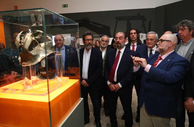 Inauguración de la exposición "Aratis, anatomía de un expolio"