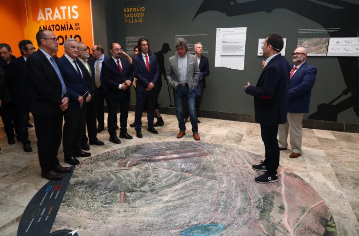 Inauguración de la exposición "Aratis, anatomía de un expolio"