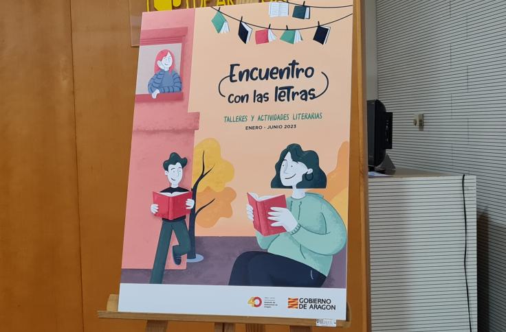 Cartel 'Encuentro con las letras'