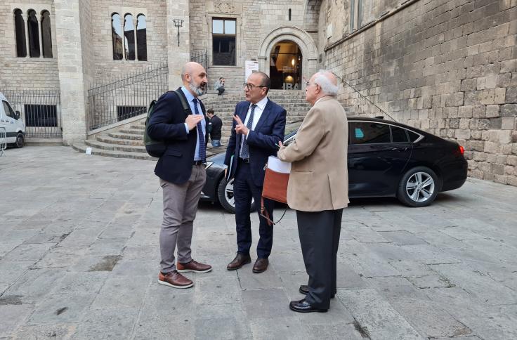 Felipe Faci, Víctor Lucea y Guillermo Fatás