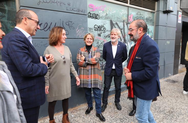 El Presidente de Aragón asiste al acto organizado con motivo del Premio Forqué al documental, Labordeta, un hombre sin más”