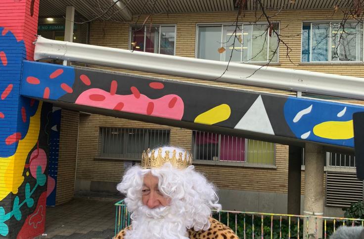 Visita de los Reyes Magos al Hospital Infantil