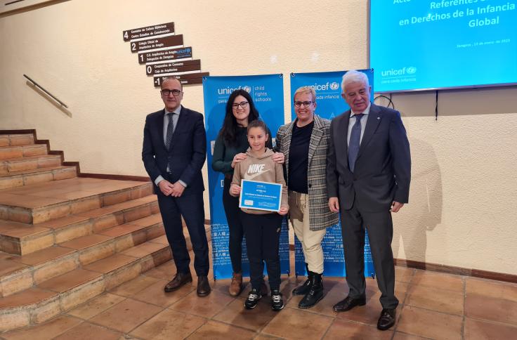 Representantes CEIP Ramón y Cajal de Alpartir