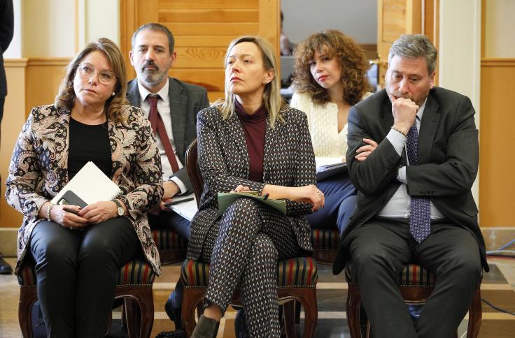 Reunión de trabajo del Gobierno de Aragón y el Ministerio de Transportes, Movilidad y Agenda Urbana