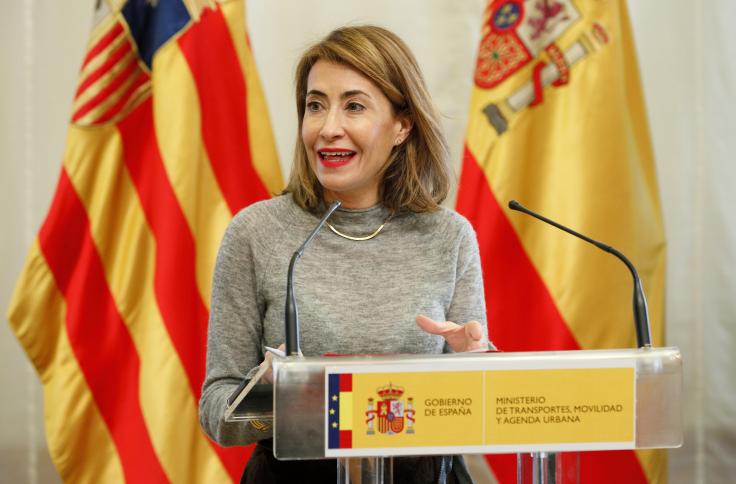 Reunión de trabajo del Gobierno de Aragón y el Ministerio de Transportes, Movilidad y Agenda Urbana