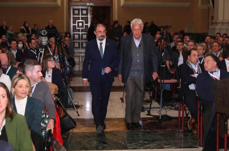 Felipe González y Javier Lambán inauguran el foro ‘El desafío de los grandes incendios forestales. Impactos en el territorio’