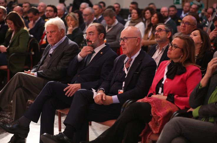 Felipe González y Javier Lambán inauguran el foro ‘El desafío de los grandes incendios forestales. Impactos en el territorio’