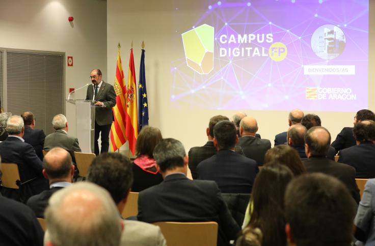 Presentación de la sede central del Campus Digital de Formación Profesional de Aragón