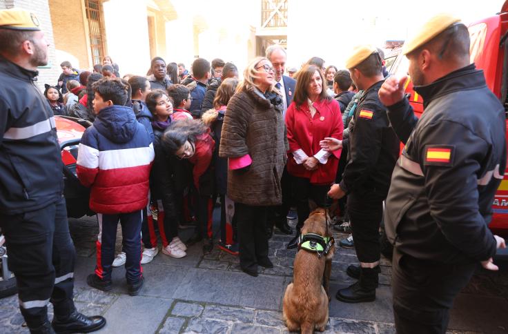 Acto de entrega de placas al Mérito de la Protección Civil en Aragón