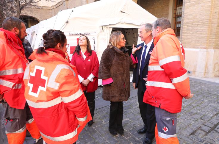 Acto de entrega de placas al Mérito de la Protección Civil en Aragón