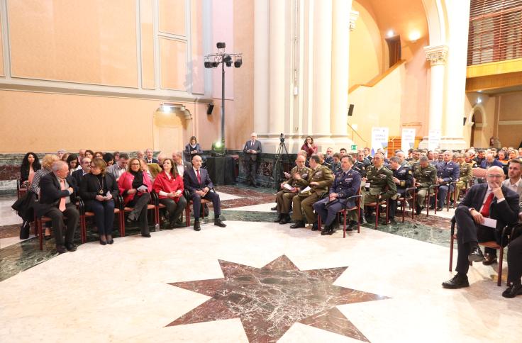 Acto de entrega de placas al Mérito de la Protección Civil en Aragón