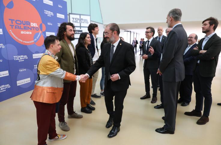 El Rey preside el acto inaugural del Tour del Talento y la proclamación del Premio Social de la Fundación Princesa de Gerona