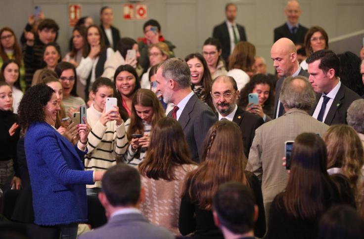 El Rey preside el acto inaugural del Tour del Talento y la proclamación del Premio Social de la Fundación Princesa de Gerona