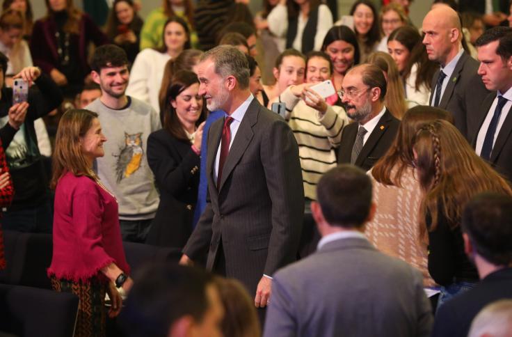 El Rey preside el acto inaugural del Tour del Talento y la proclamación del Premio Social de la Fundación Princesa de Gerona