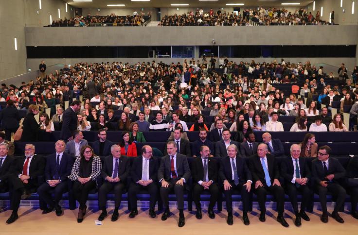 El Rey preside el acto inaugural del Tour del Talento y la proclamación del Premio Social de la Fundación Princesa de Gerona