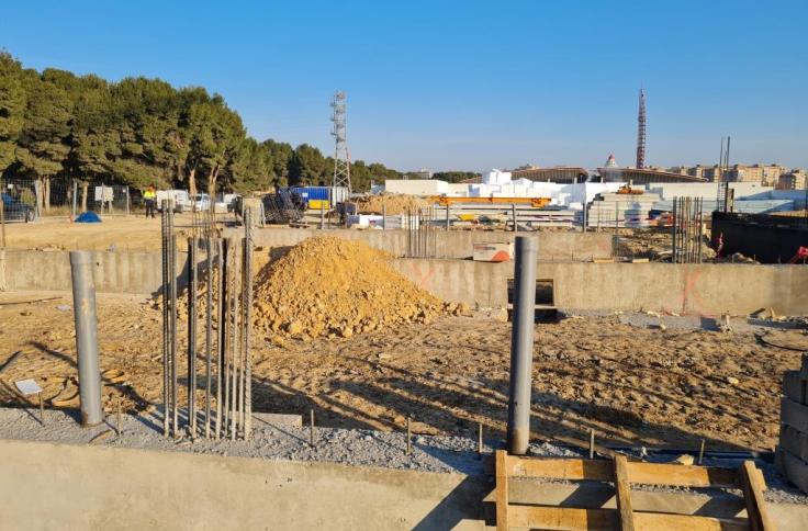 Obras del aulario de Primaria del CEIP María Zambrano